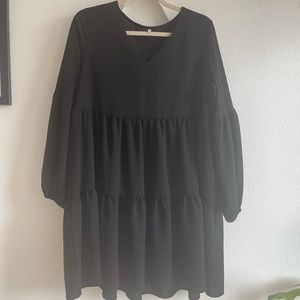 Tiered Trapeze Dress